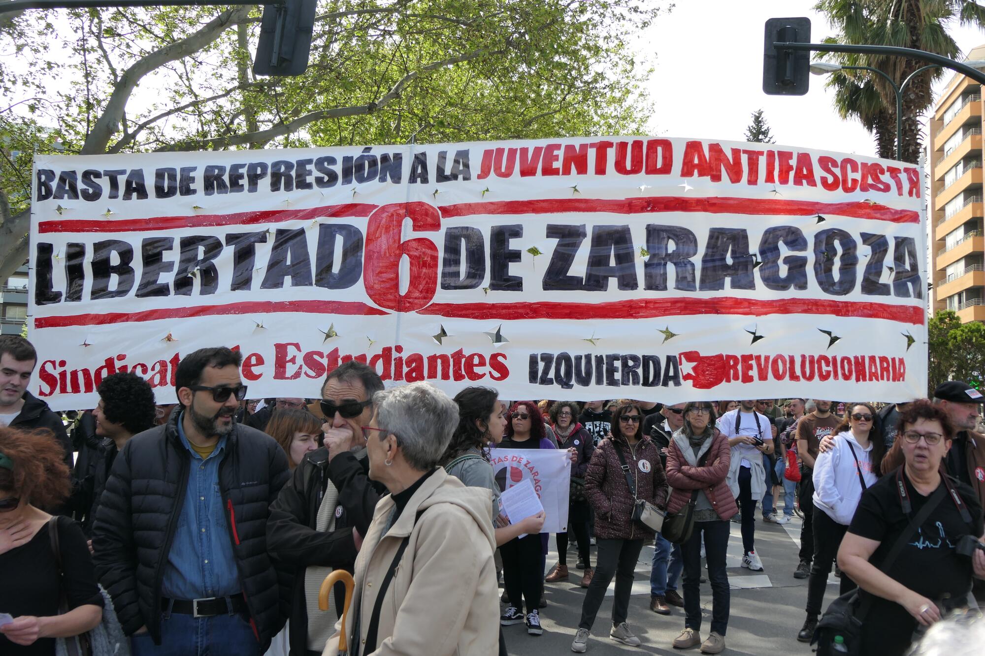 seis zaragoza manifestación 2